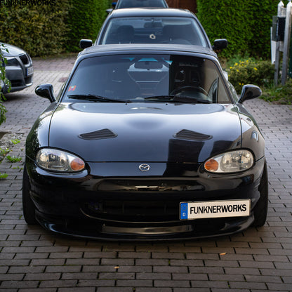 Abnehmbarer "Alfa-Style" Kennzeichenhalter für Mazda MX-5 NA/NB