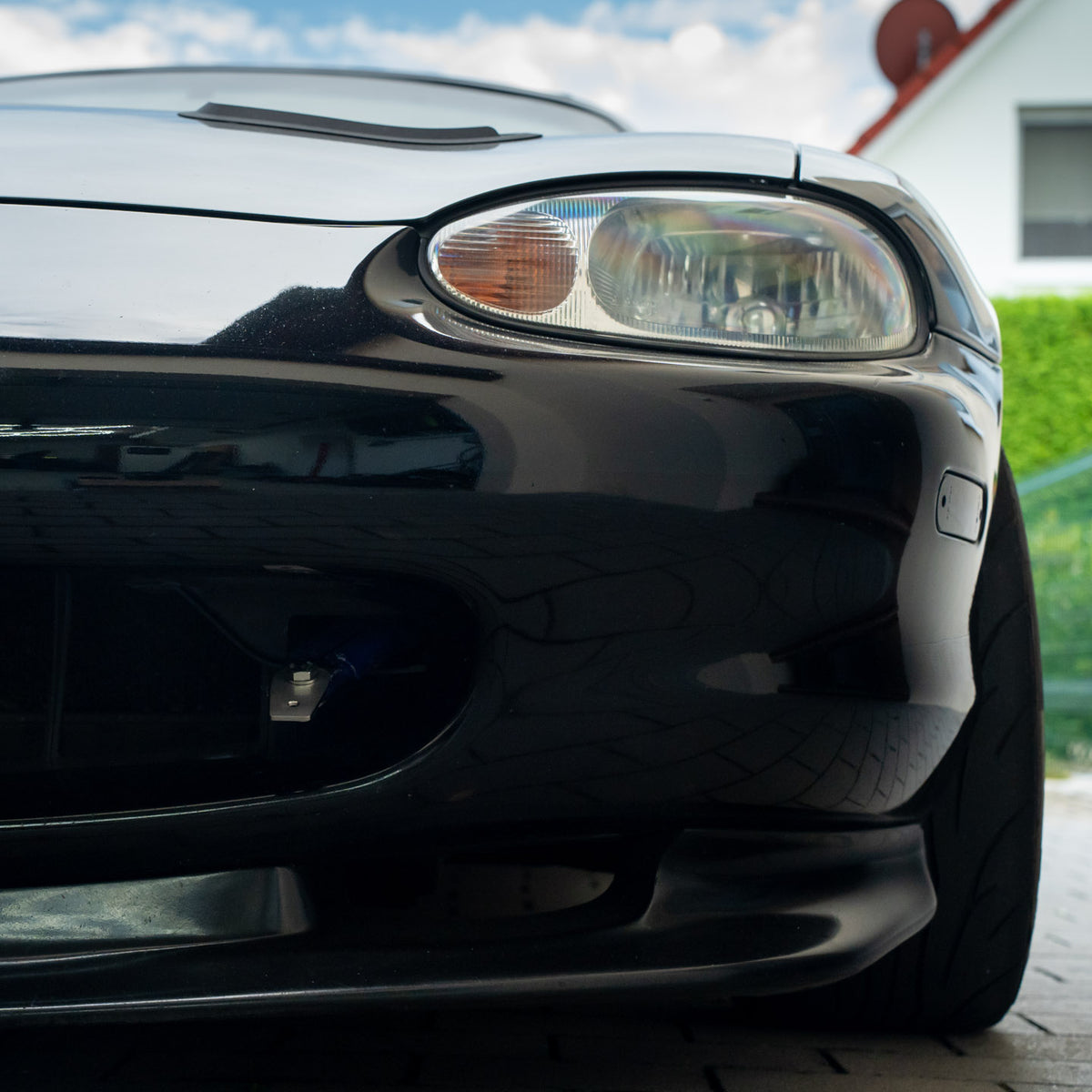 Abnehmbarer "Alfa-Style" Kennzeichenhalter für Mazda MX-5 NA/NB