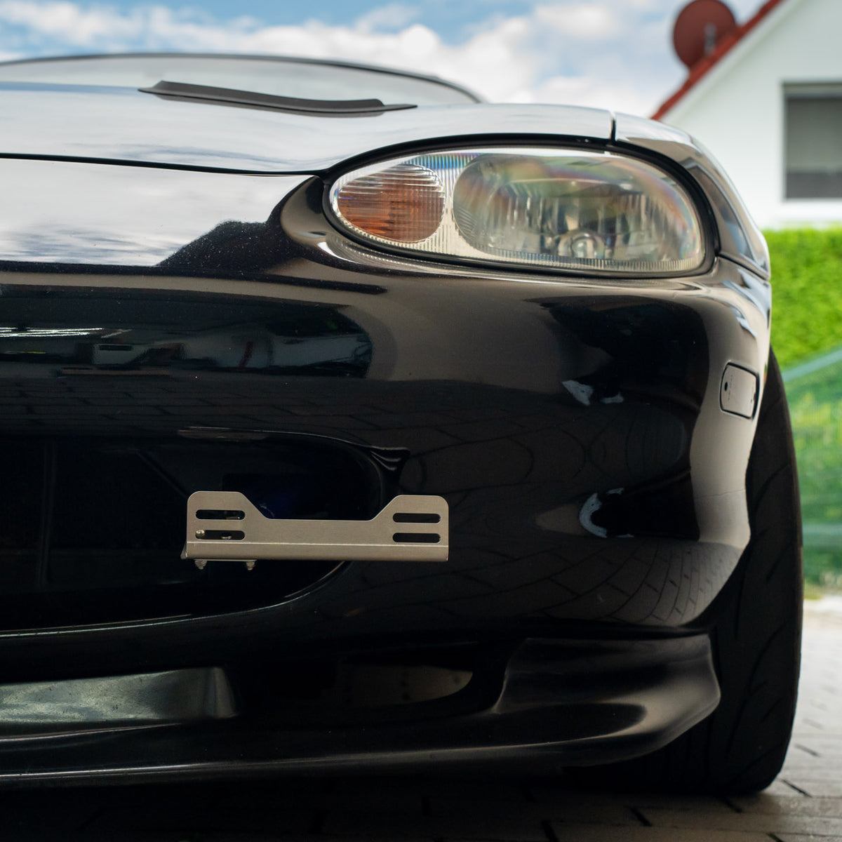 Abnehmbarer "Alfa-Style" Kennzeichenhalter für Mazda MX-5 NA/NB