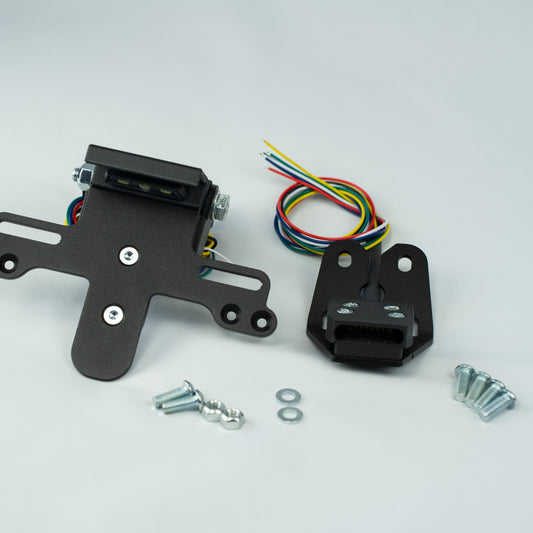 Kawasaki ZX4RR abnehmbarer Kennzeichenhalter | FUNKNERWORKS PQRS-1