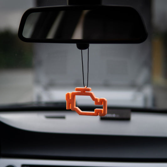 Auto Anhänger "Motorkontrollleuchte" - GLOW in the Dark