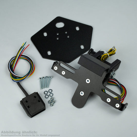 YAMAHA MT09 Kennzeichenhalter | FUNKNERWORKS PQRS-1